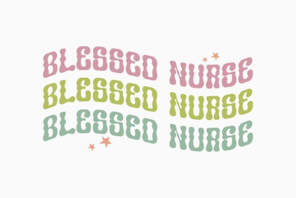 Blessed Nurse Retro Nurse Quote SVG