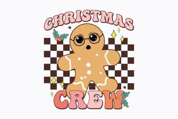 Christmas Crew Christmas Retro Svg