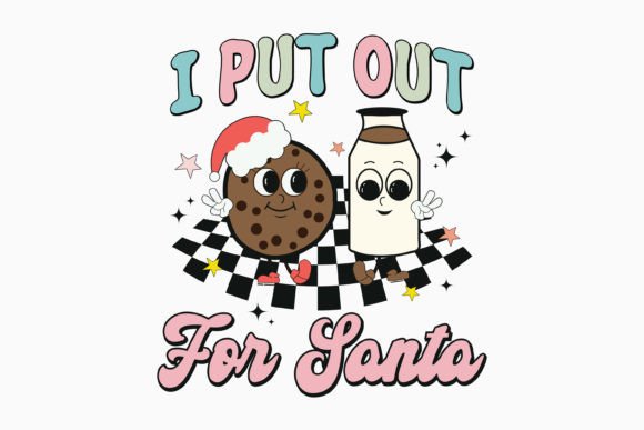 Christmas I Put out for Santa Retro Svg