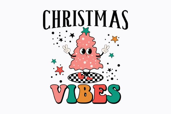 Christmas Vibes Christmas Retro Svg