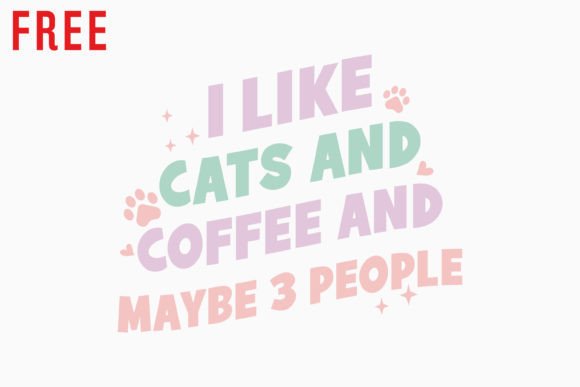 Free Retro Cat Mom Quote SVG