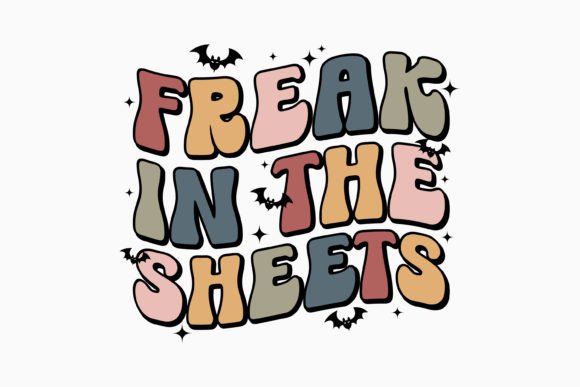 Halloween Freak in the Sheets Retro Svg