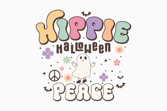 Halloween Hippie Halloween Retro Svg