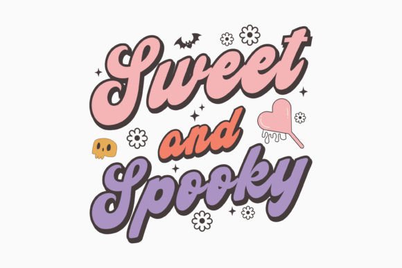 Halloween Sweet and Spooky Retro