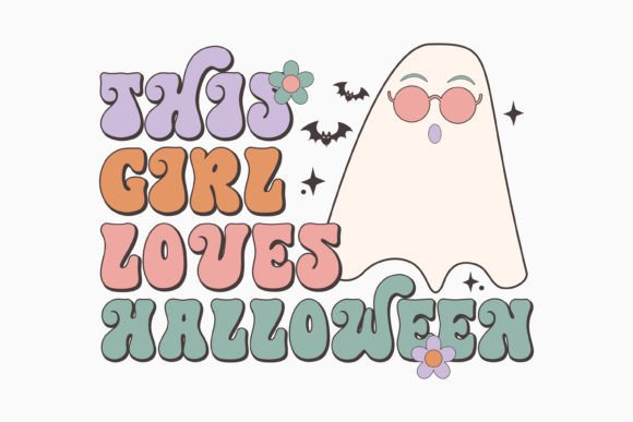 Halloween This Girl Loves Retro Svg