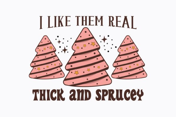 I Like Them Real Christmas Retro Svg