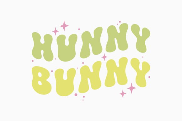 Retro Easter SVG Hunny Bunny