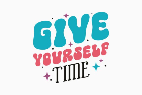Retro Give Yourself Time Mental Health