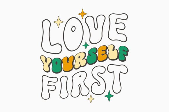 Retro Valentine’s Day SVG Love Yourself
