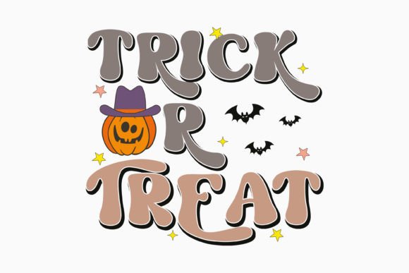 Trick or Treat Halloween Retro